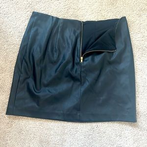 Altar’d state black leather skirt